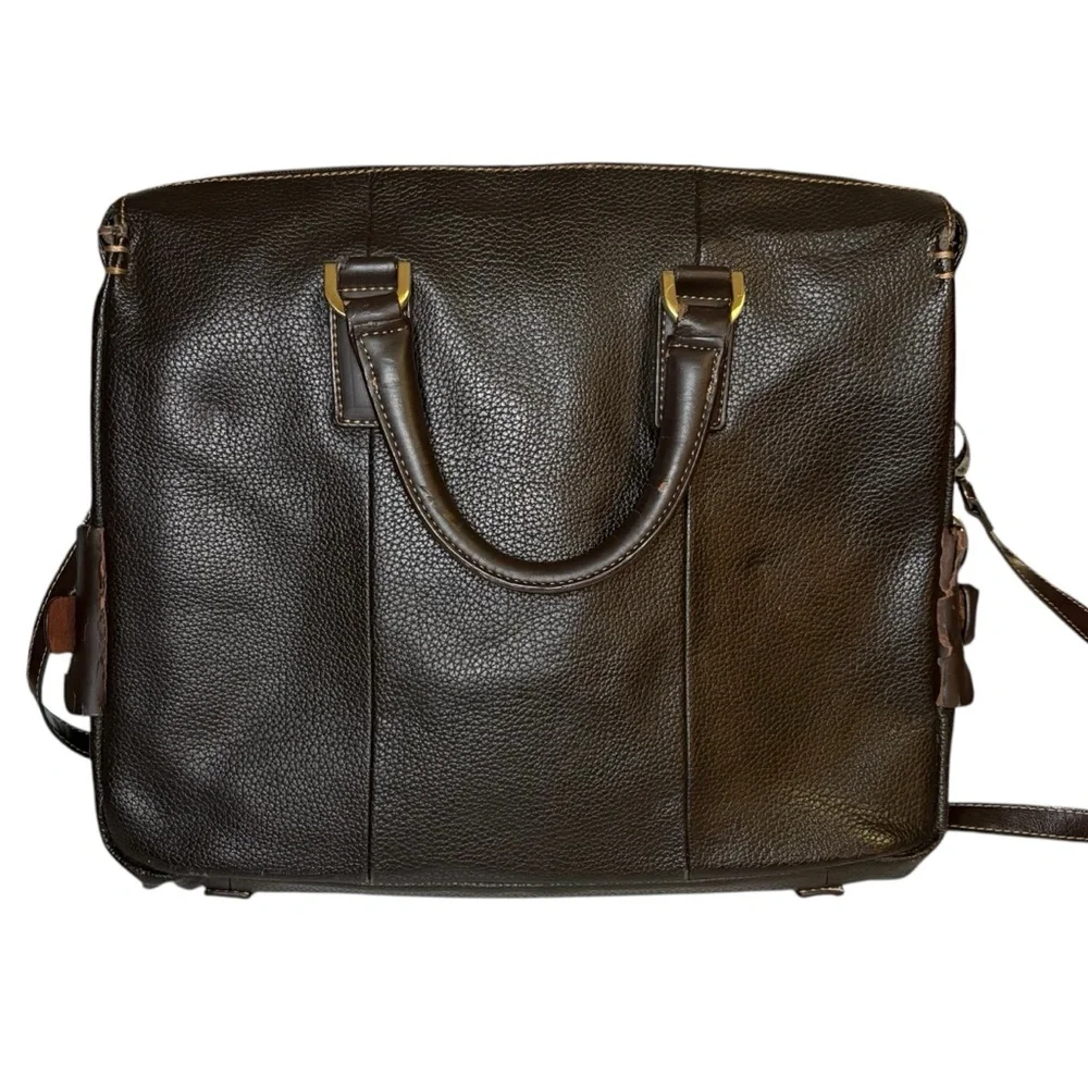 Brooks Brothers Leather Briefcase / Laptop Bag